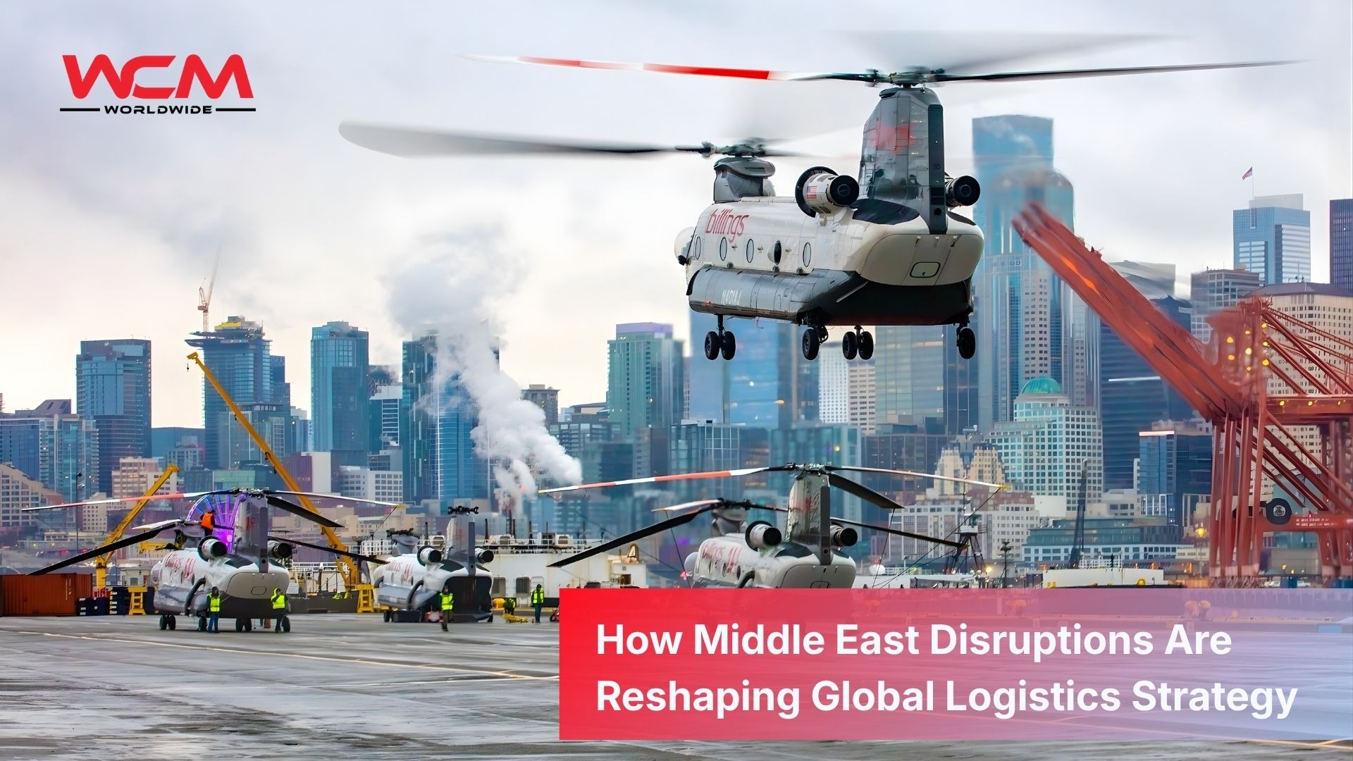 Middle East logistics disruption impact on global shipping networks and supply chain strategy